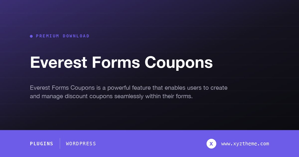 Everest Forms Coupons