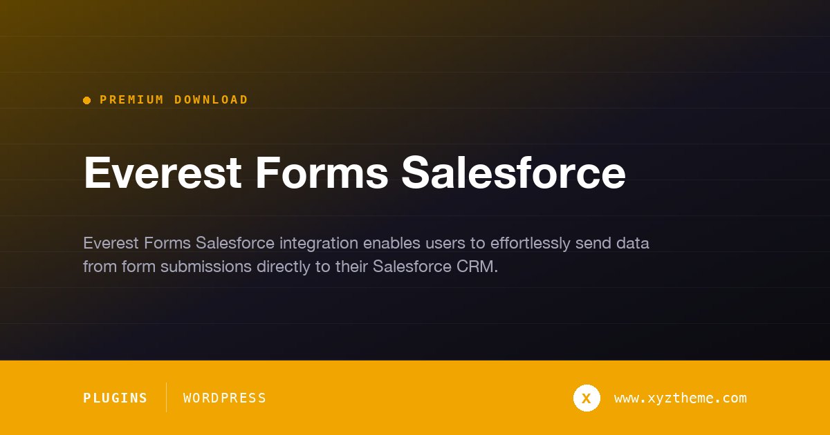 Everest Forms Salesforce