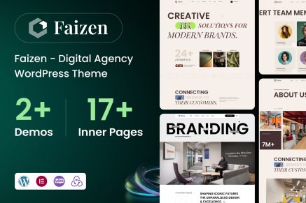 Faizen – Digital Agency WordPress Theme