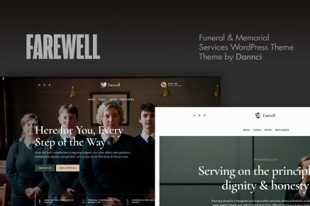 Farewell – Funeral & Memorial Services WordPress Theme