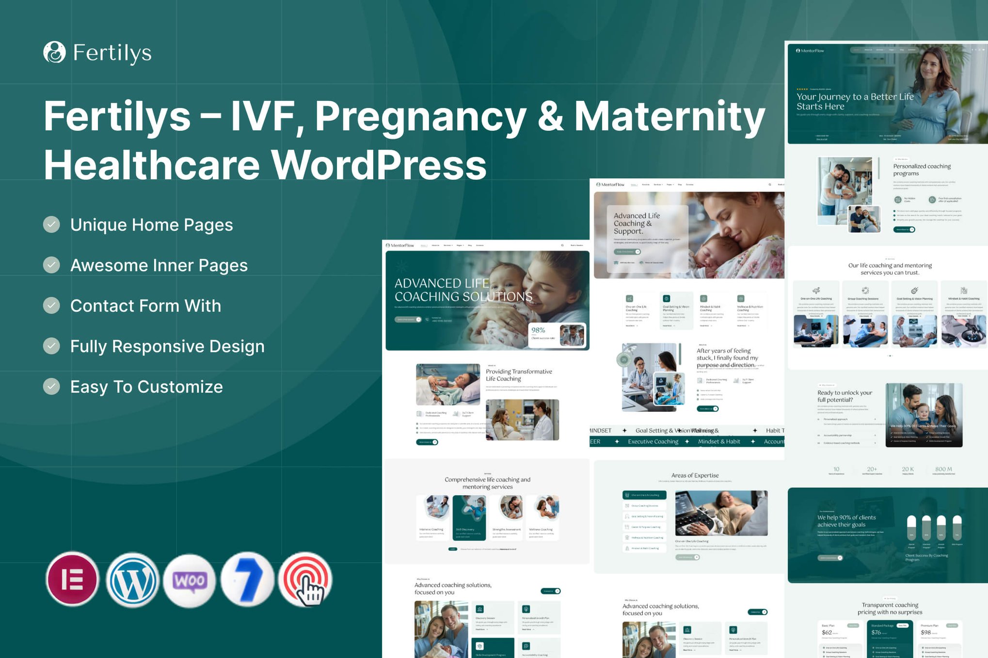 Fertilys – IVF Pregnancy Maternity WordPress