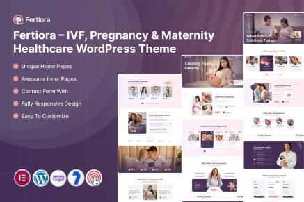 Fertiora – IVF Pregnancy Maternity WordPress Theme