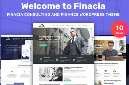 Finacia – Finance & Business WordPress Theme