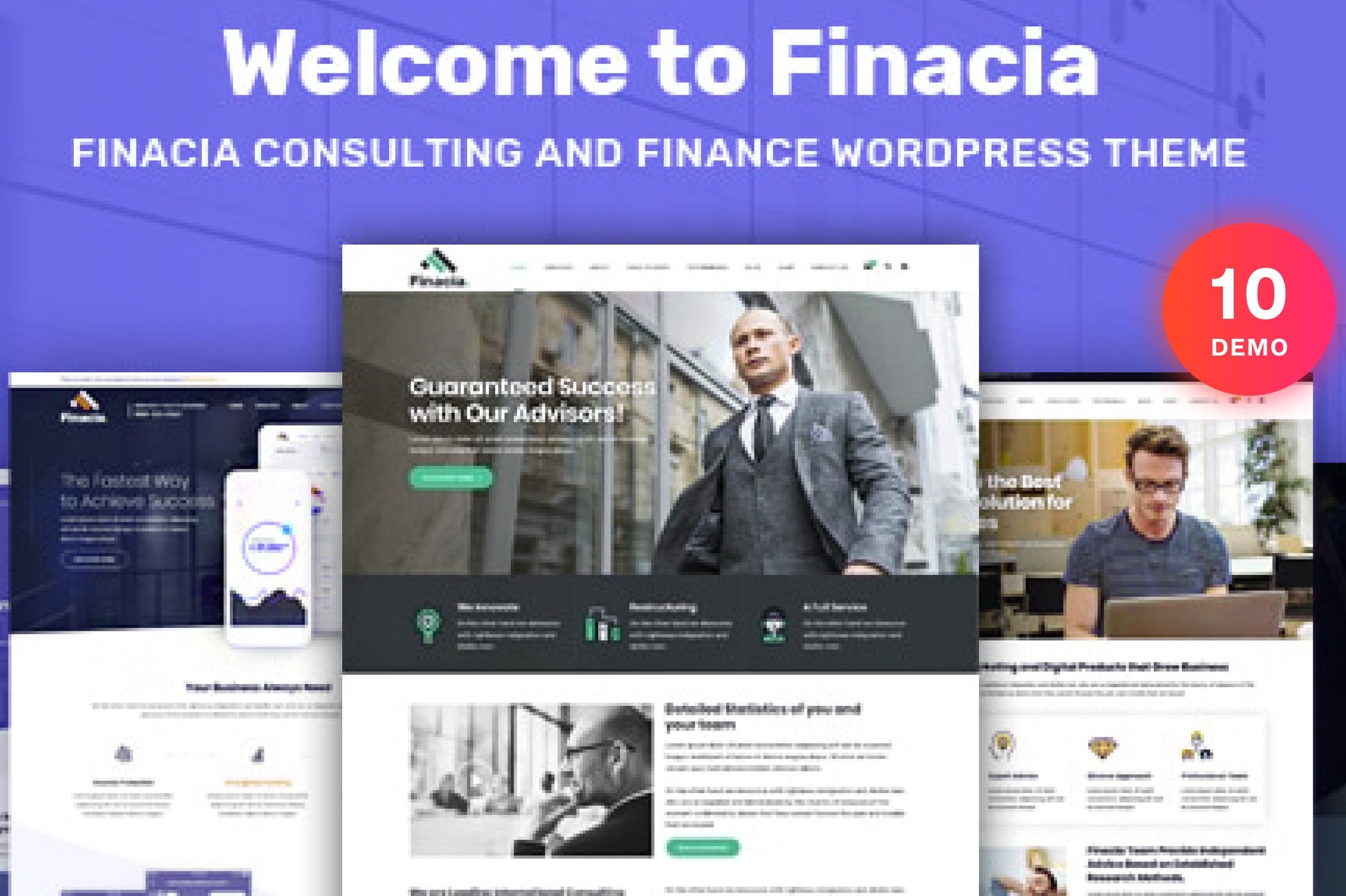 Finacia – Finance & Business WordPress Theme