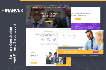 Financer | Business Consultations Template