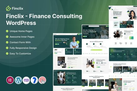 Finclix – Finance Consulting WordPress