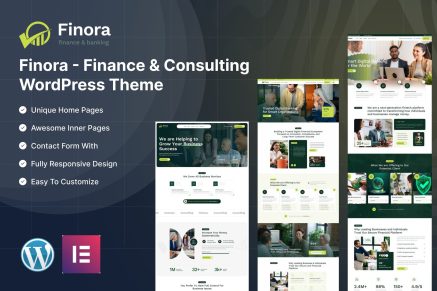 Finora – Finance & Consulting WordPress Theme