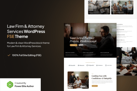 Firmly – Lawyer & Attorney FSE WordPress Theme