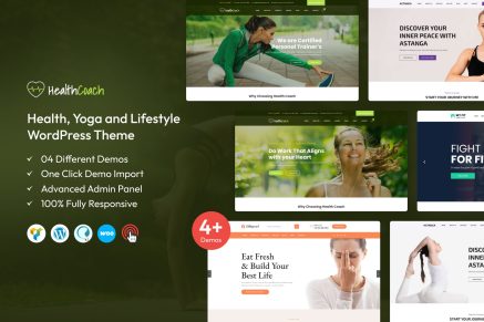 Fit Coach – Health, Yoga and Lifestyle WP Theme