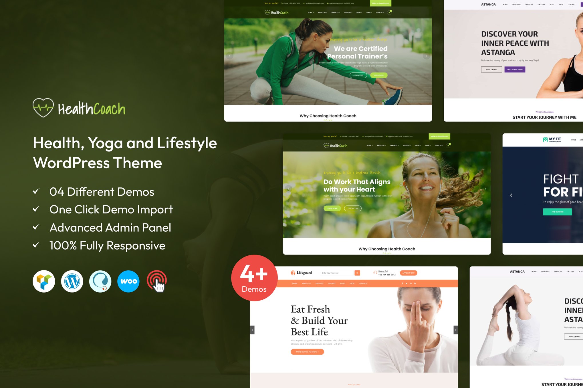 Fit Coach – Health, Yoga and Lifestyle WP Theme