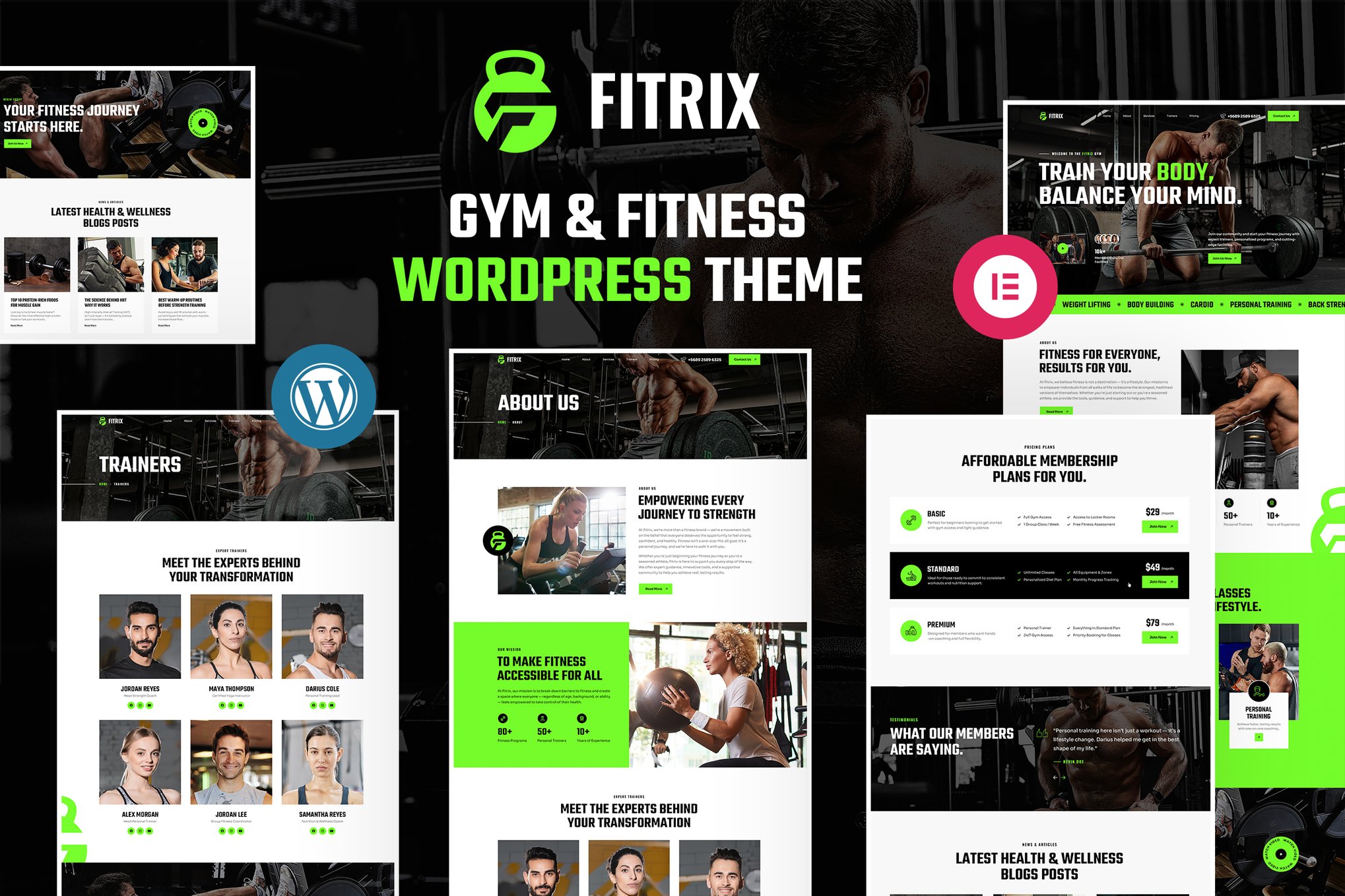 Fitrix | GYM & Fitness WordPress Theme