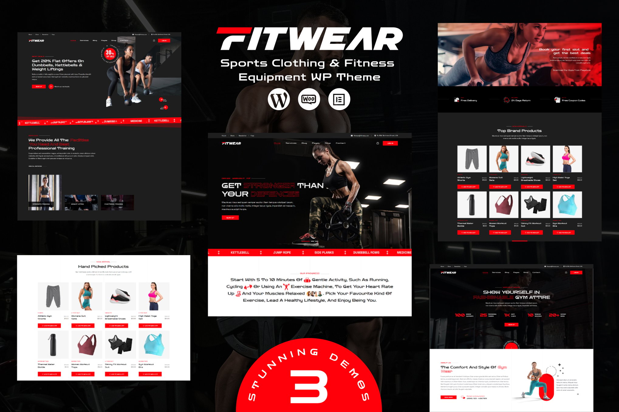 Fitwear – Gym, Fitness WordPress Theme