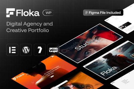 Floka – Digital Agency & Portfolio WordPress Theme