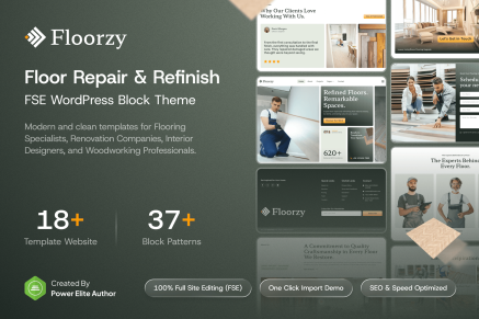 Floorzy – Floor Repair & Refinish WP Block Theme