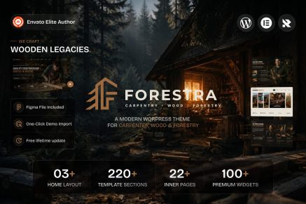 Forestra – Carpenter & Forestry WordPress Theme