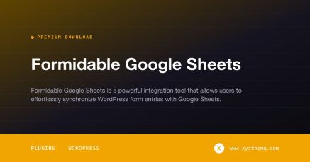 Formidable Google Sheets