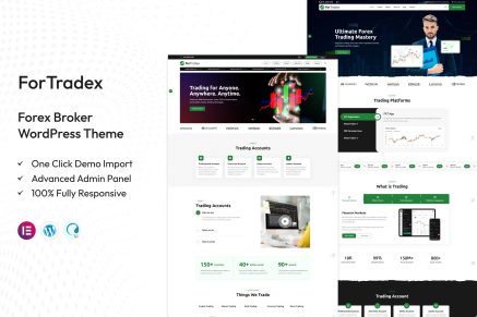 ForTradex – Forex Broker WordPress Theme
