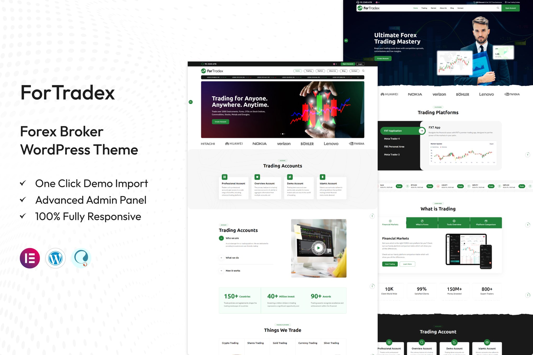 ForTradex – Forex Broker WordPress Theme