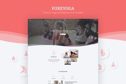 Foxeyoga – Yoga and Wellness Html Template
