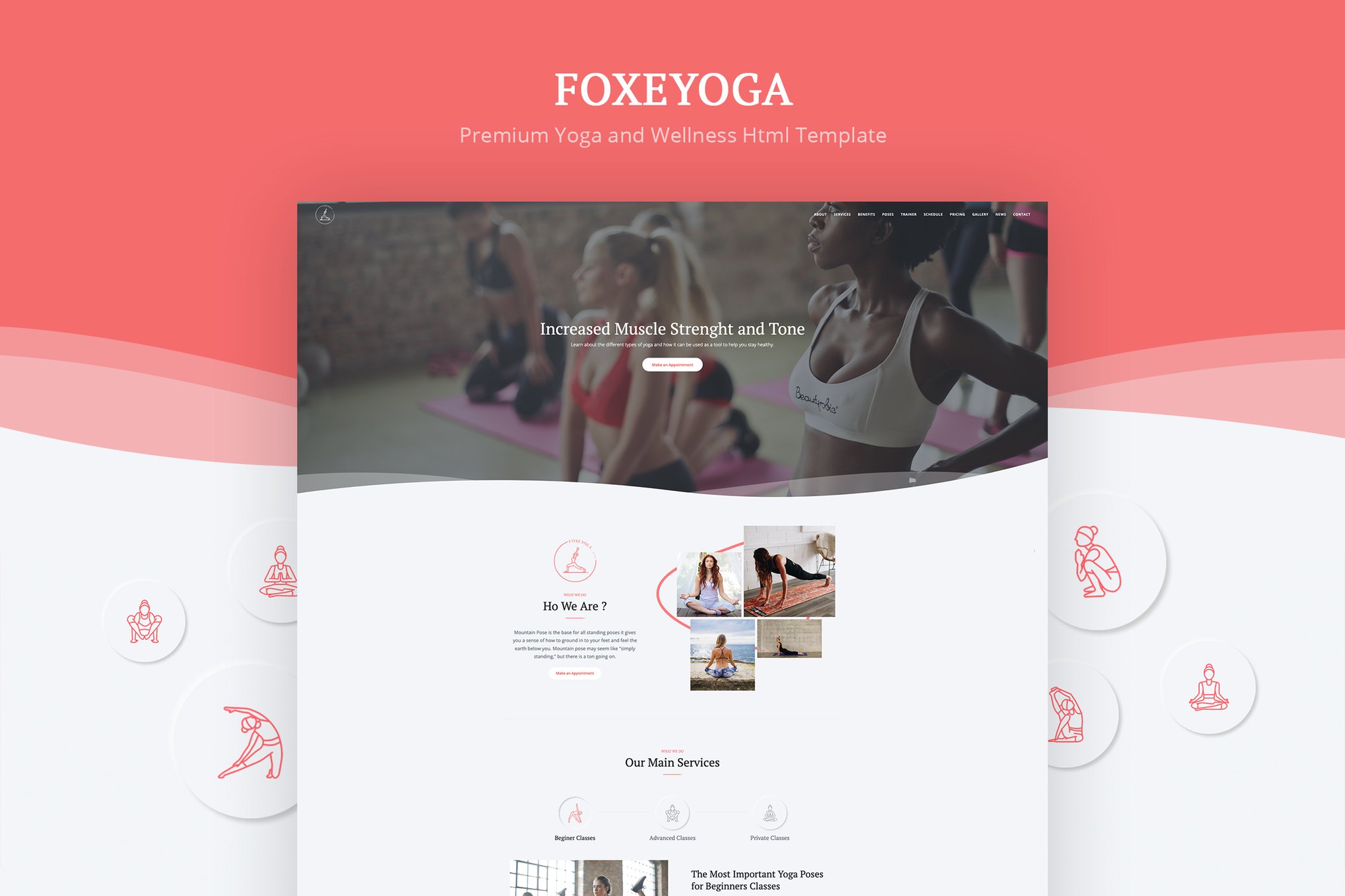 Foxeyoga – Yoga and Wellness Html Template