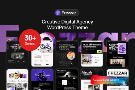 Frezzar – Creative Digital Agency WordPress Theme