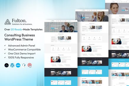 Fulton – Consulting Business WordPress Theme
