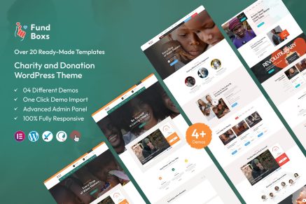 Fundboxs – Charity & Donation WordPress Theme