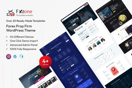 Fxzone – Forex Prop Firm WordPress Theme