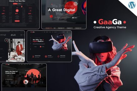 Gaaga – Elementor Creative Agency WordPress Theme