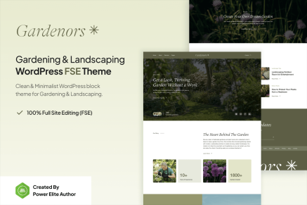 Gardenors – Gardening Landscaping WordPress Theme