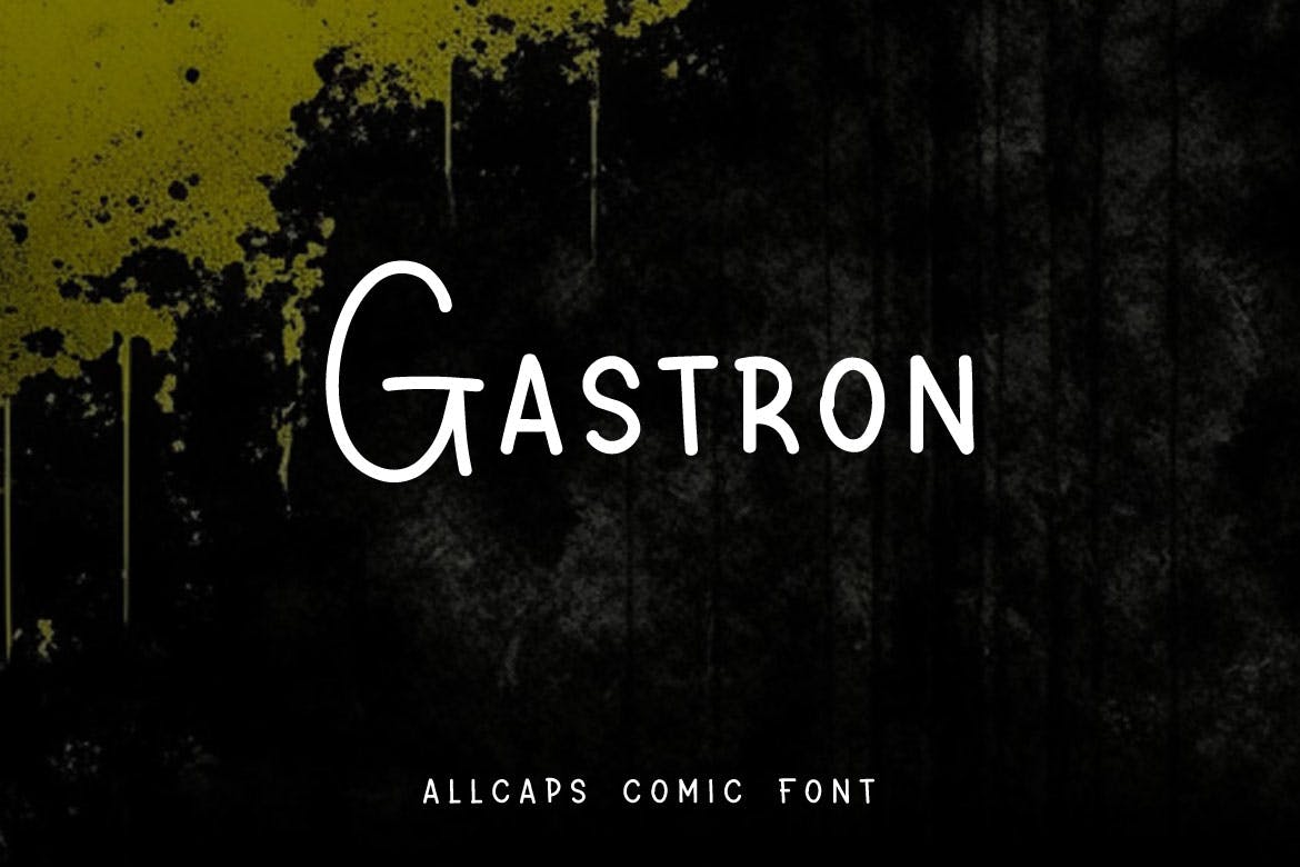 Gastron – Allcaps Comic Font