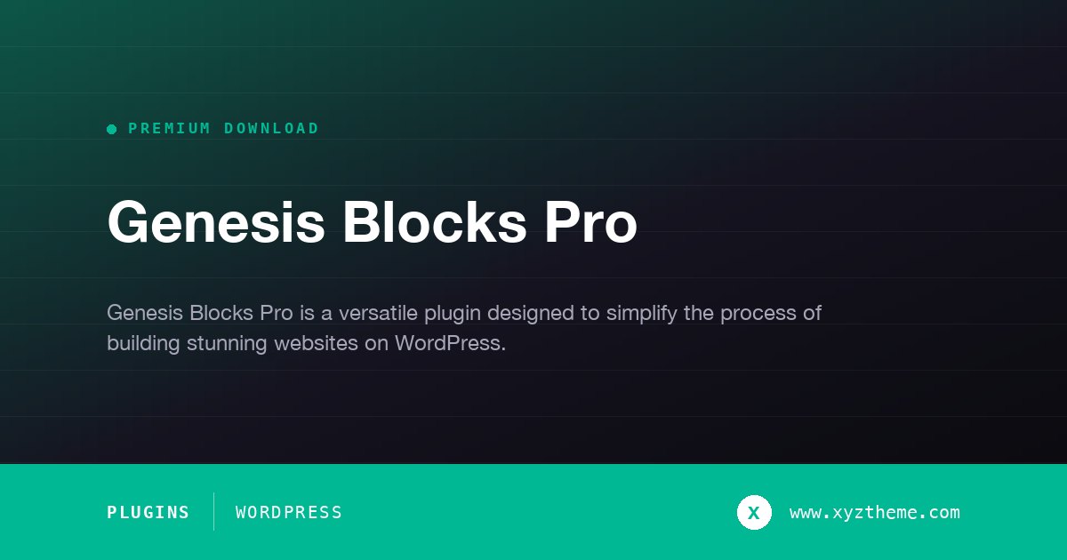 Genesis Blocks Pro