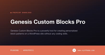 Genesis Custom Blocks Pro