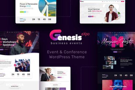 GenesisExpo | Business Events & Conference Theme