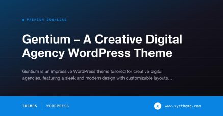 Gentium – A Creative Digital Agency WordPress Theme