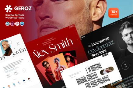 Geroz – Creative Portfolio Digital Agency WP Theme