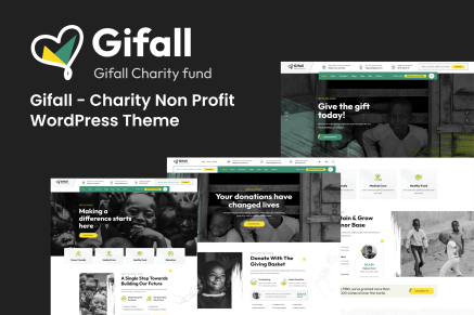 Gifall – Charity Non Profit WordPress Theme