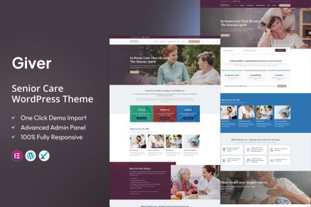 Giver – Senior Care WordPress Theme
