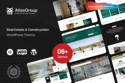 AtlasGroup – Real Estate & Construction WP Theme