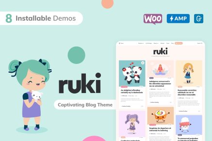 Ruki – A Captivating Personal Blog Theme