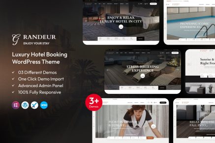 Grandeur – Hotel Booking WordPress Theme