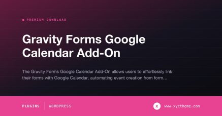 Gravity Forms Google Calendar Add-On