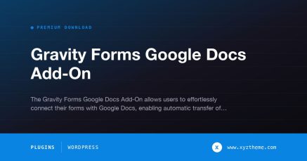 Gravity Forms Google Docs Add-On
