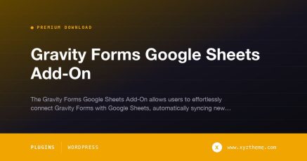 Gravity Forms Google Sheets Add-On