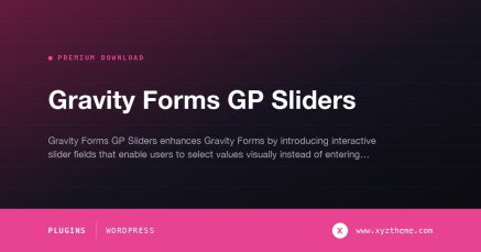 Gravity Forms GP Sliders