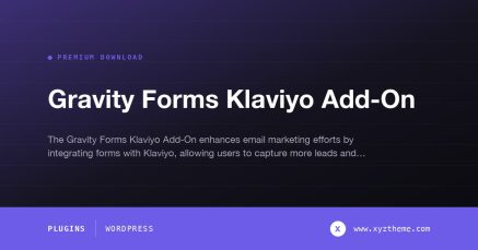 Gravity Forms Klaviyo Add-On