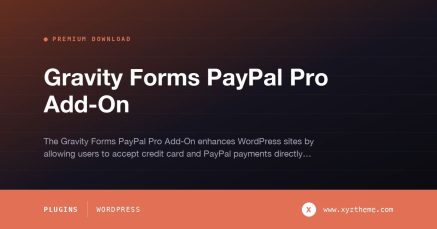 Gravity Forms PayPal Pro Add-On