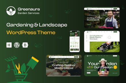 Greenaura – Gardening & Landscape WordPress Theme