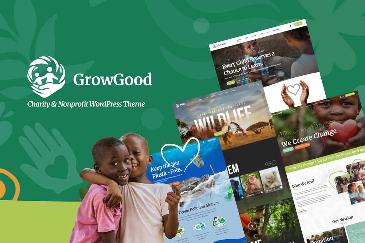 GrowGood – Charity & Nonprofit WordPress Theme