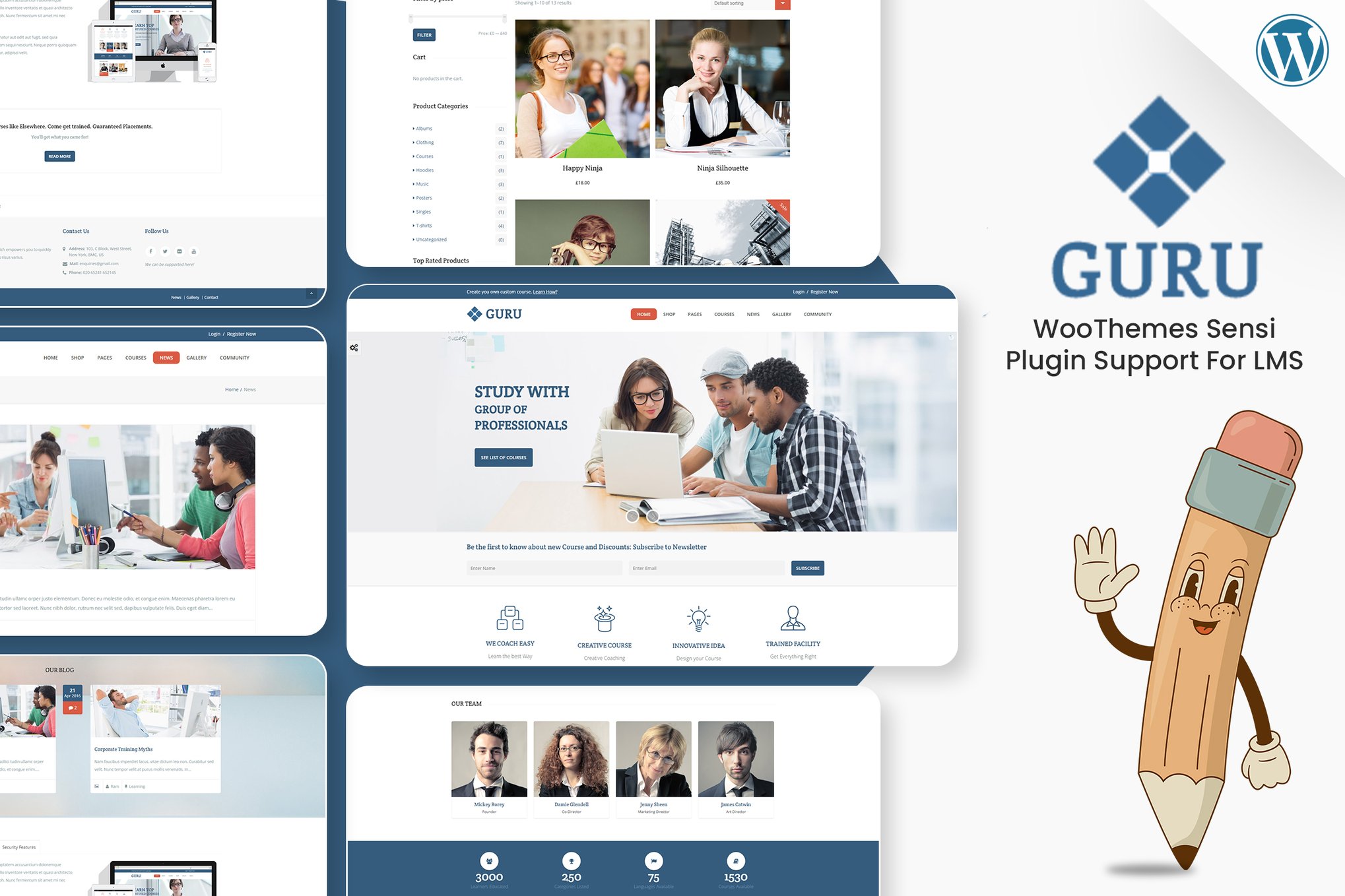 Guru | Learning Management WordPress